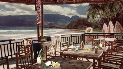 夏威夷海滨咖啡馆