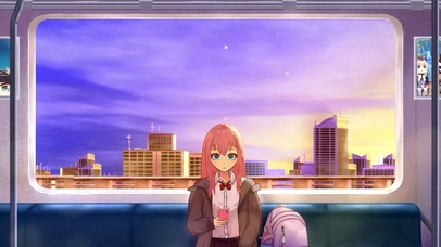 女孩列车旅行
