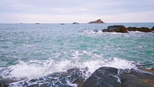 4K大海海浪自然风景