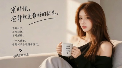 文静可爱女孩