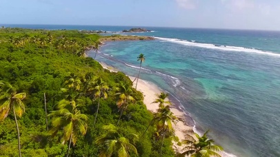航拍夏威夷大海