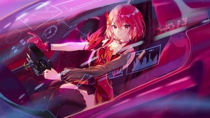车内女孩