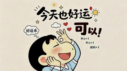 今天也是好运