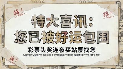 好运包围通知书