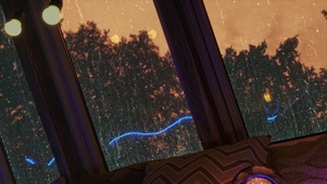 舒适助眠玻璃雨