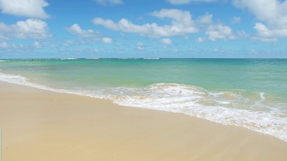 平静的大海沙滩