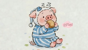 吃饱喝足没烦恼