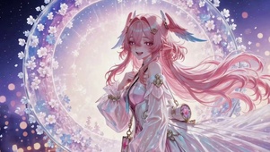 梦幻樱花粉发莉奈娅