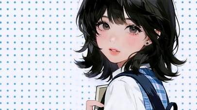 蓝调青春少女