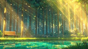 阳光森林带鱼屏