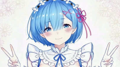 蓝发女仆小雷姆