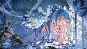 初音未来蓝色蝴蝶