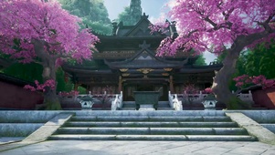 樱花寺院