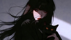 黑猫与她