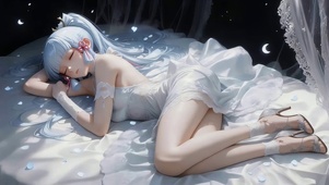 可爱梦幻长腿女孩