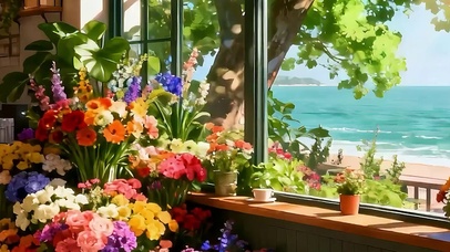 海景带鱼屏双屏