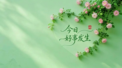 今日好事发生