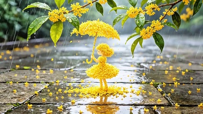 治愈桂花小雨