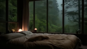 宁静雨夜屋