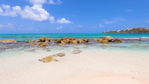 温柔的海浪海滩