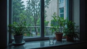 【雨景】窗外的雨