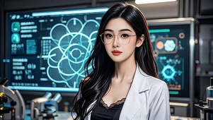 实验室美女科学家1