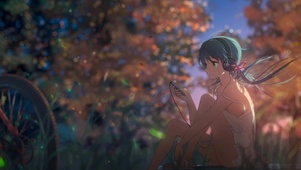 听着歌的女孩