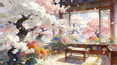 护眼樱花树木