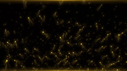 金色流动发散粒子