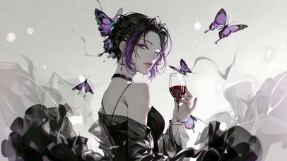 暗黑微醺少女蝴蝶忍