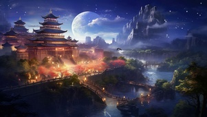 古风场景 唯美ai
