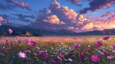 夜晚的乡村