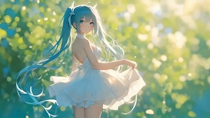 双马尾少女