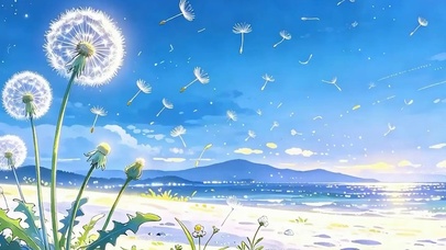 夜景星空带鱼屏