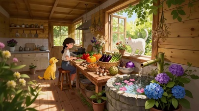 夏日小清新小木屋