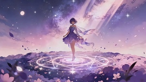 星云裙摆拂星河