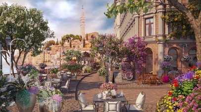 户外的海滩咖啡馆