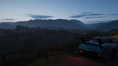 山路上的赛车超跑