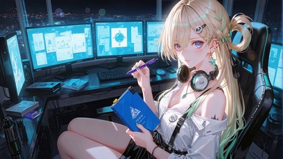 酷感霓虹女神-琳奈