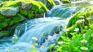 治愈小溪流水4K