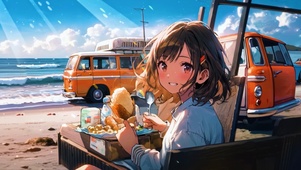 海边野餐