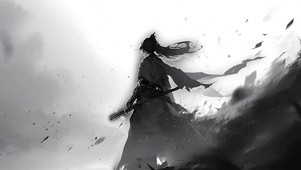 水墨武士