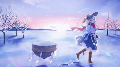 风雪 比那名居天子动态壁纸