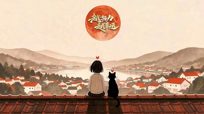 越努力越幸运