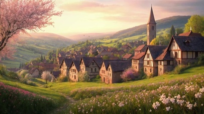 中世纪欧洲村庄