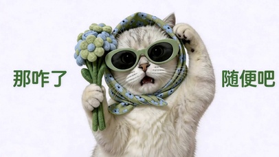 摆烂酷拽小猫