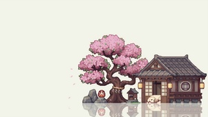 樱花庭院