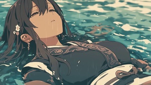 水中女孩
