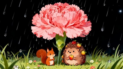 雨天狐狸与刺猬