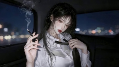 治愈香烟女孩